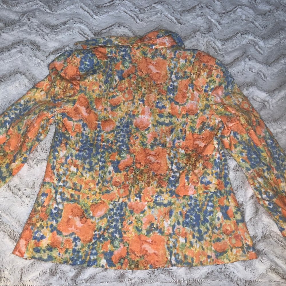 Coldwater Creek Floral Blazer